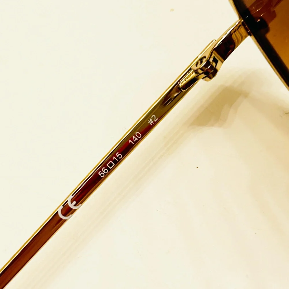 🔥EXTREMELY🔥 RARE Henri Bendel Brynn Gradient Aviator Sunglasses - Picture 9 of 14